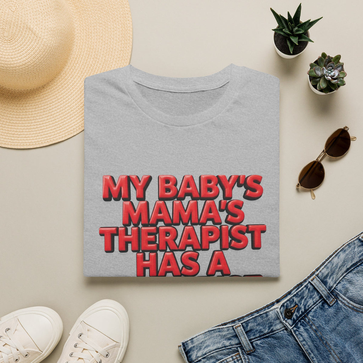 Funny "My Baby's Mama's Therapist Has a Therapist" T-Shirt