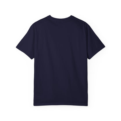 Graphic T-Shirt — “Tell Your Girlfriend to Stop Texting Me” Blue 3D Text Tee
