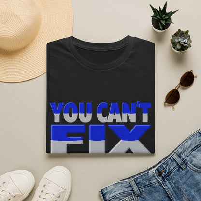 You Can't Fix Stupid T-Shirt — Funny Retro Bold Typography Tee