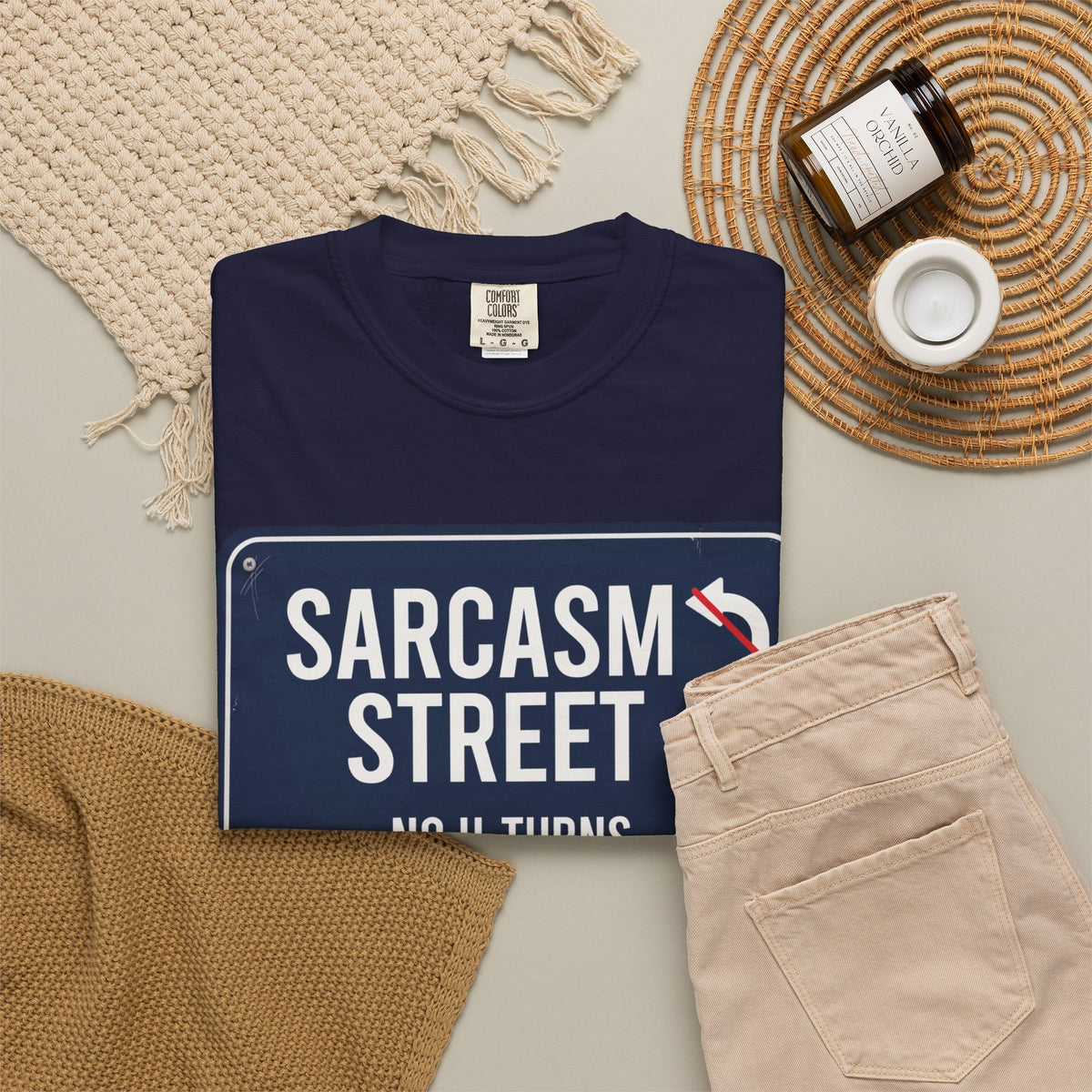 Sarcasm Street "No U-Turns" T-Shirt