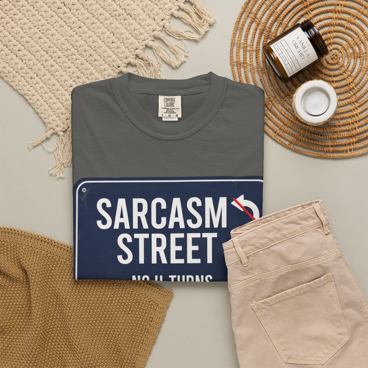 Sarcasm Street "No U-Turns" T-Shirt