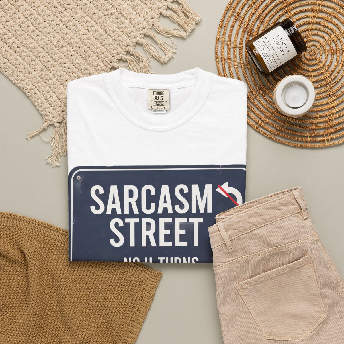 Sarcasm Street "No U-Turns" T-Shirt