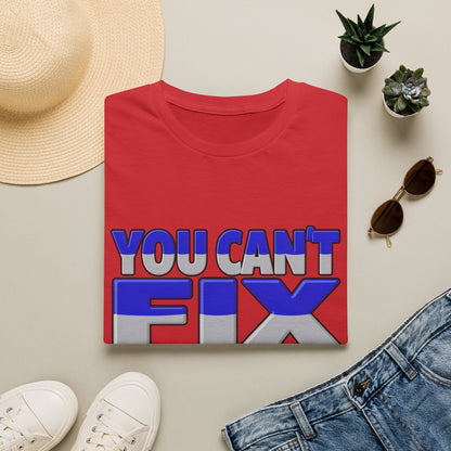 You Can't Fix Stupid T-Shirt — Funny Retro Bold Typography Tee