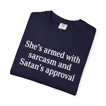 Sarcastic Satan's Approval T-Shirt