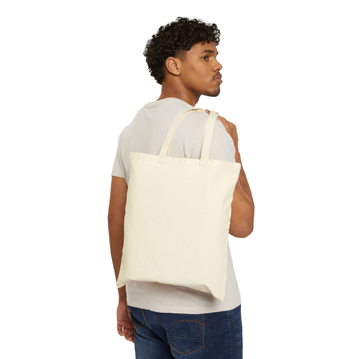 Tote Bag — "Tell Your Girlfriend to Stop Texting Me" Graphic Cotton Canvas Tote