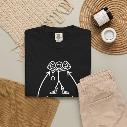 Graphic T-Shirt — "The Cops Pulled Me Over for Carrying These Guns!" Funny Muscle Joke Tee