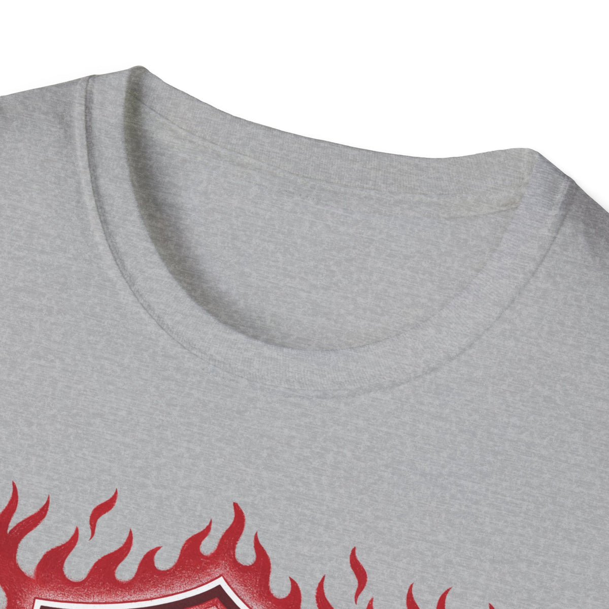 Mother Highly Dangerous M.H.F. T-Shirt — Flaming Badge Graphic Tee